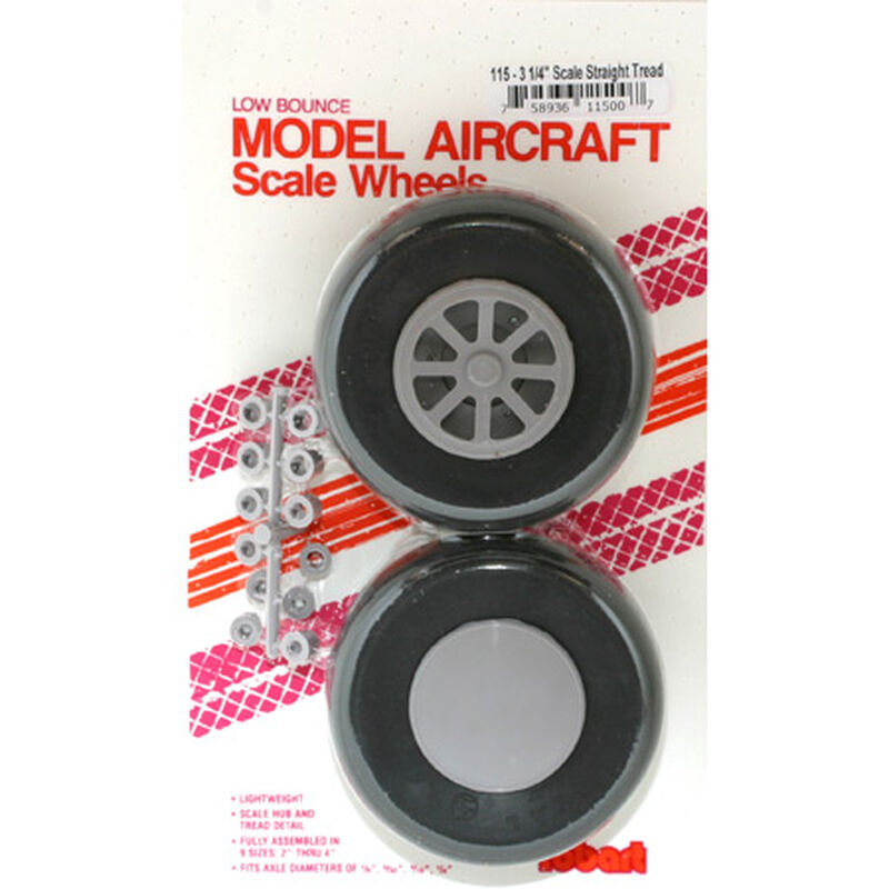 U-325 Scale Wheels, 3-1/4"