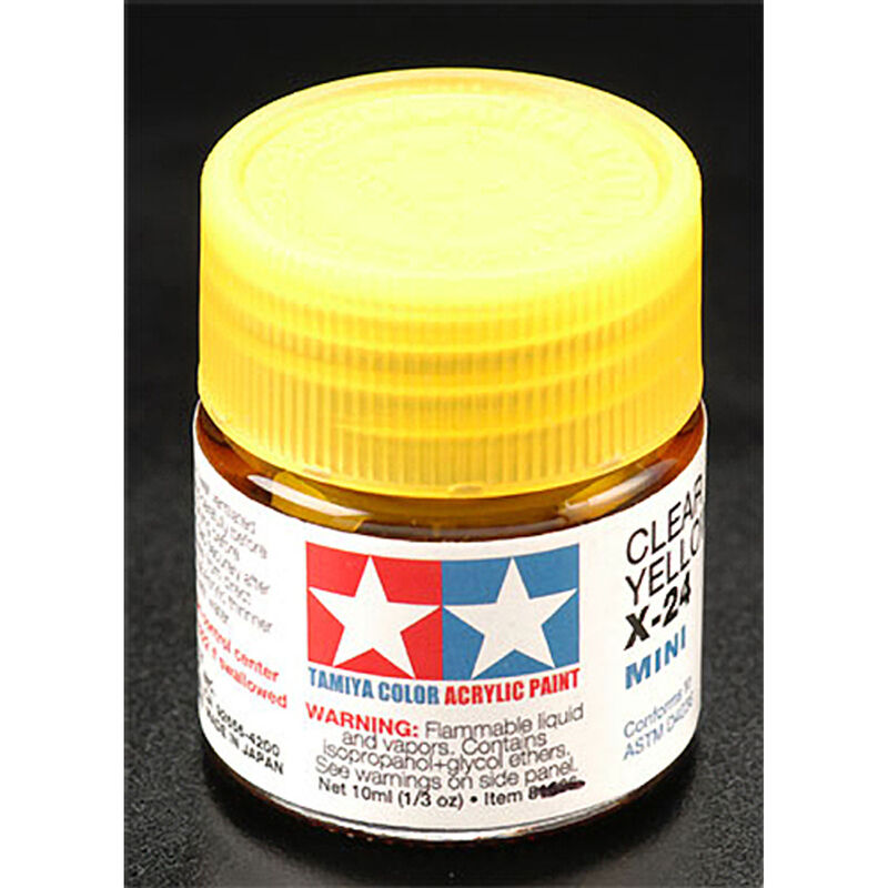 Acrylic Mini X24, Clear Yellow
