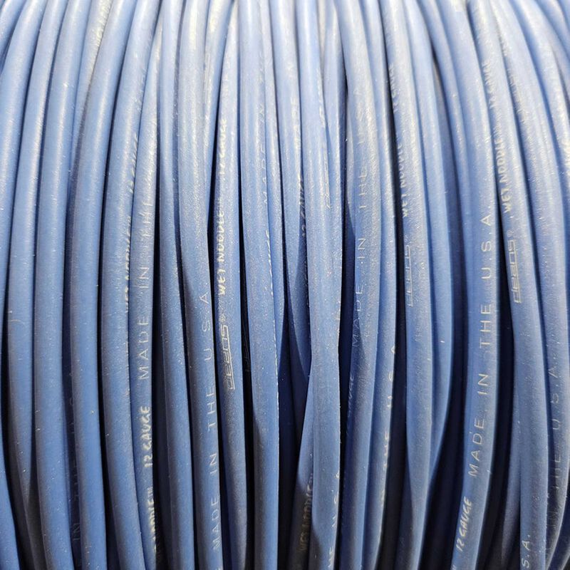 6' Blue 12 Gauge Wet Noodle