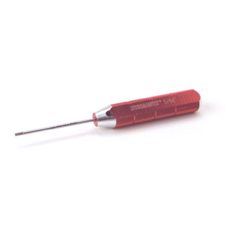Machined Hex Driver, Red: 5/64"