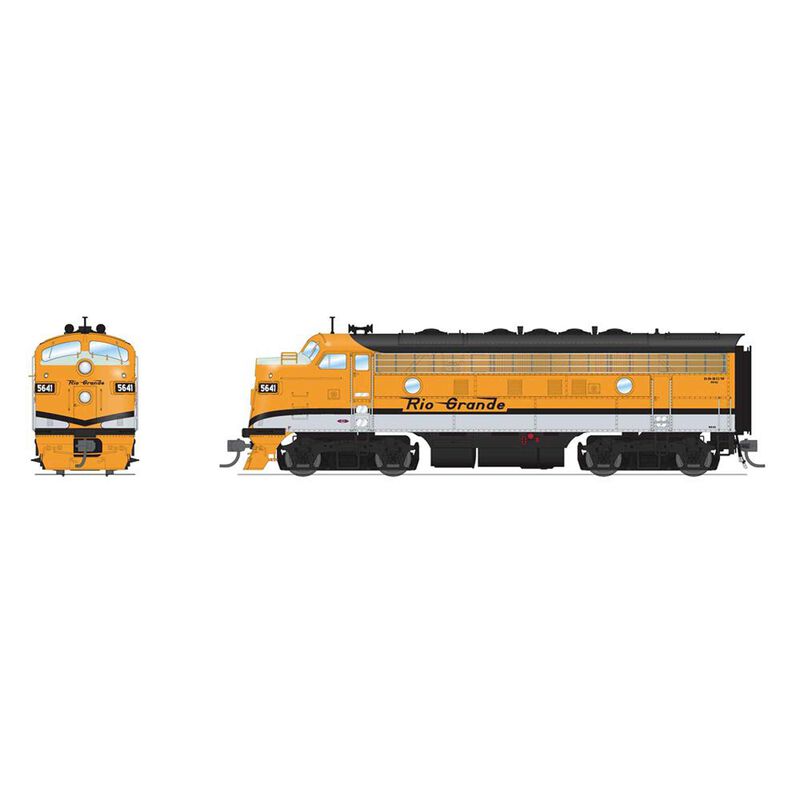 HO EMD F7A Locomotive, DRGW 5644, 1 Stripe