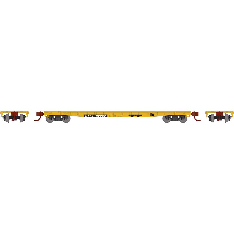 N ATH 53' GSC Flat Car - no Bulkhead, DTTX #110087
