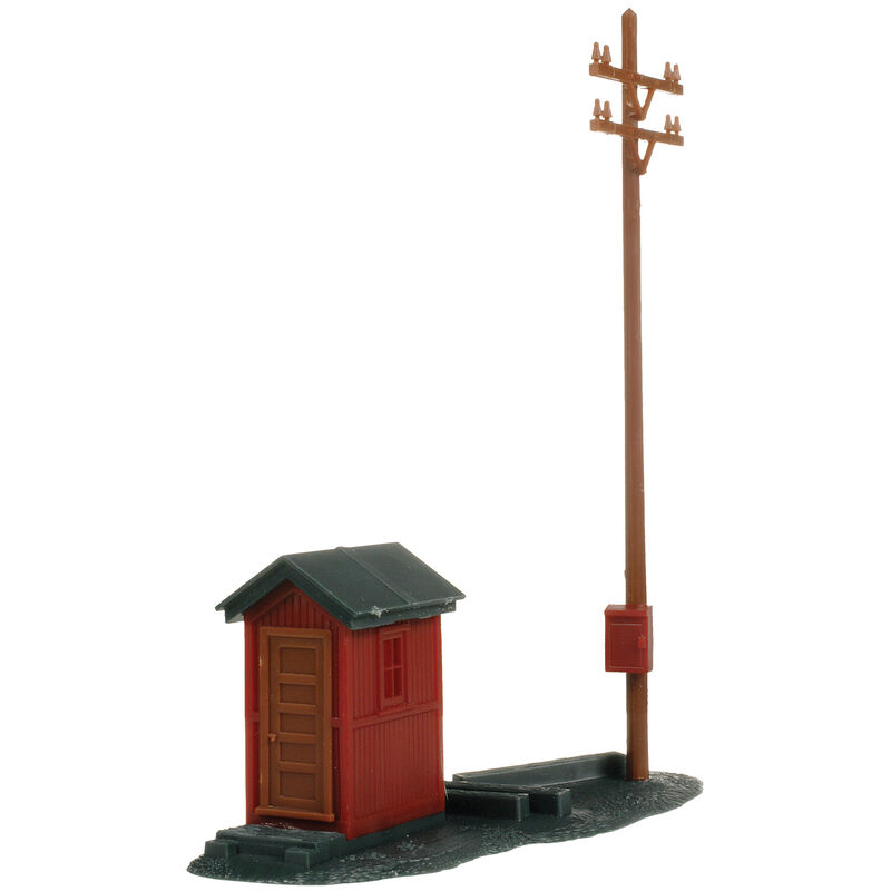 HO KIT Telephone Shanty & Pole