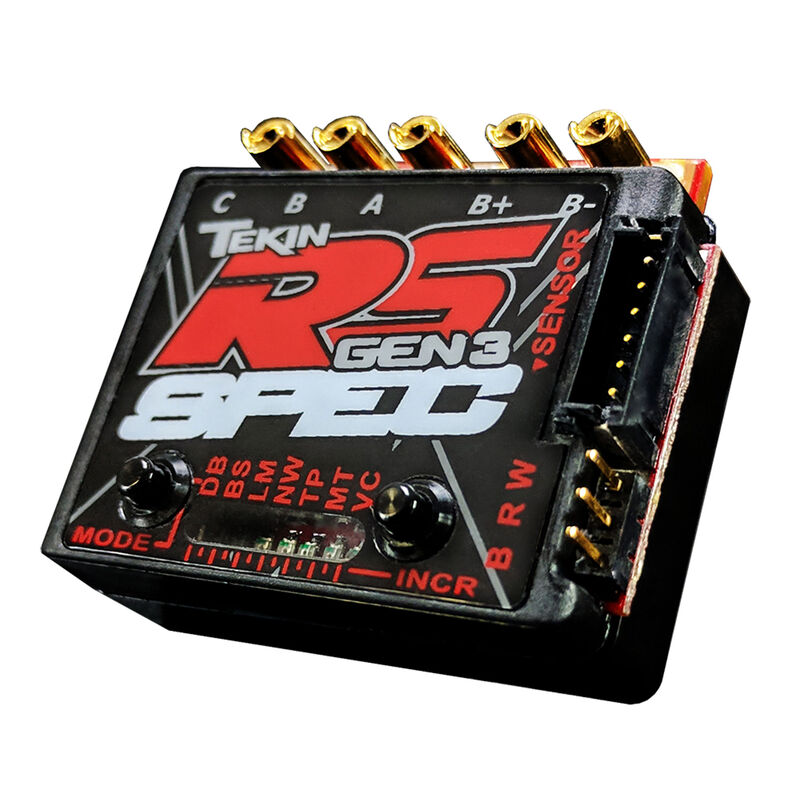 RS Gen3 Brushless Sensored/Sensorless D2 ESC 13.5T Limit