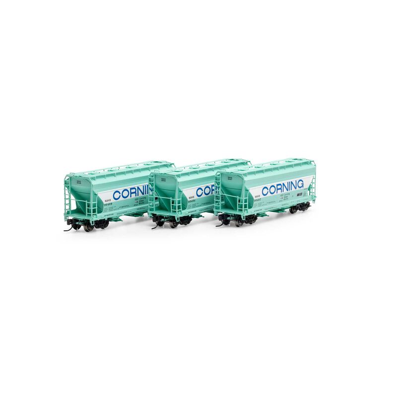 N ACF 2970 Covered Hopper, NAHX (3)