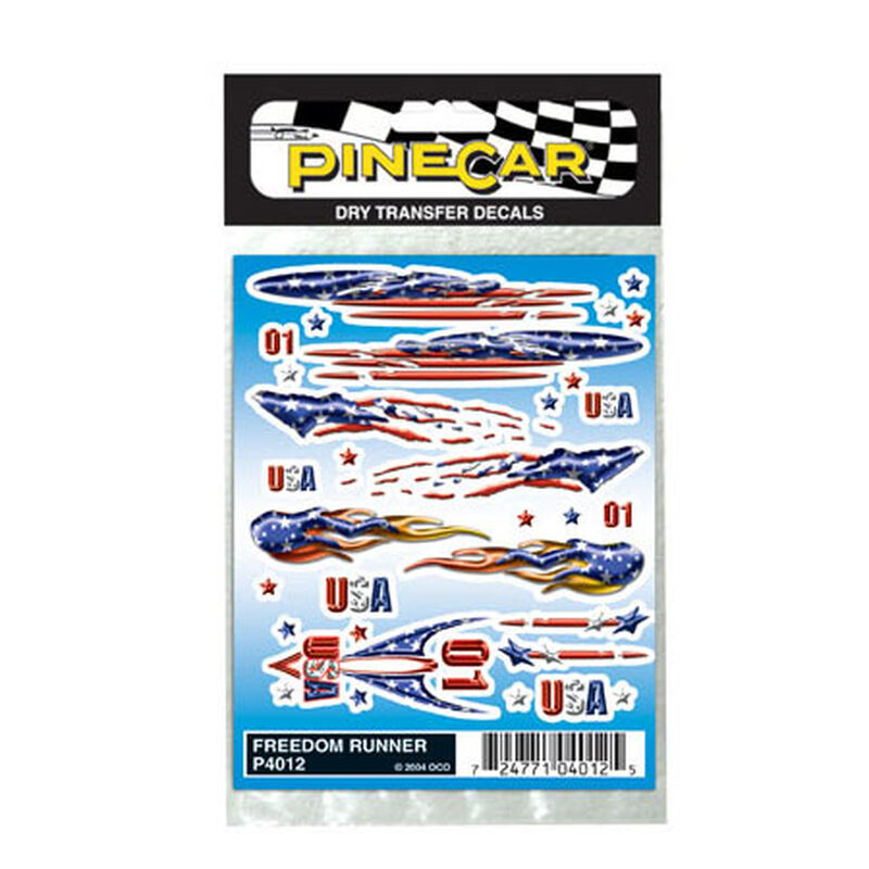 Dry Transfer Decals, Freedom Runner