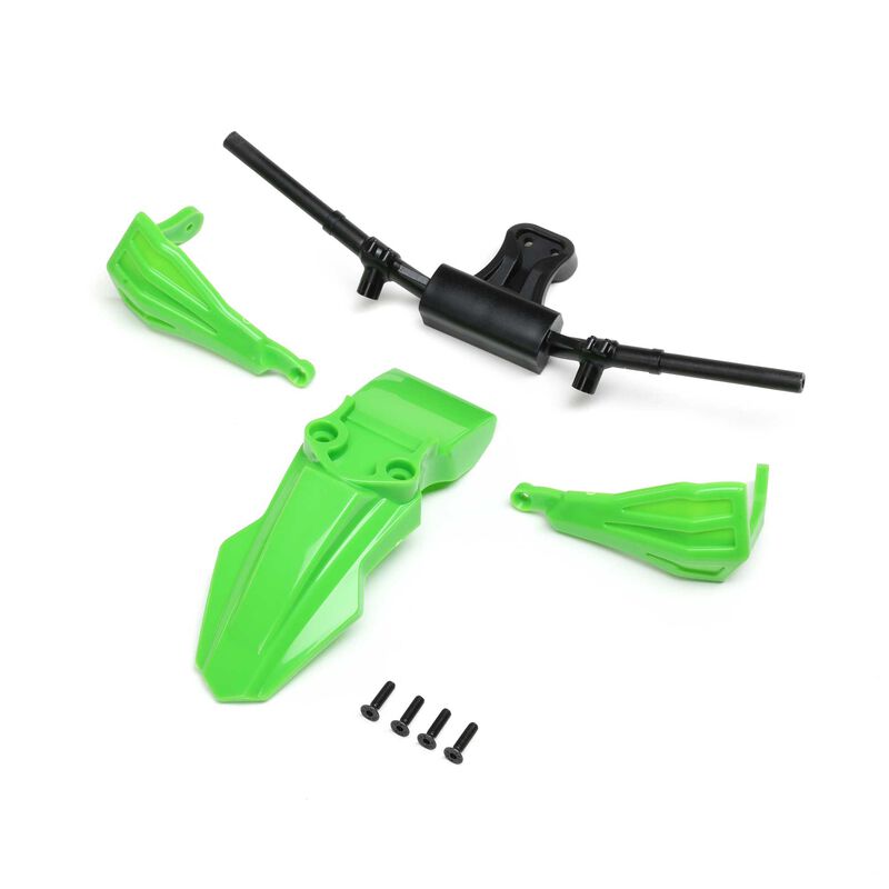 Fender, Handguards & Handle Bars, Green: PM-SM/MX