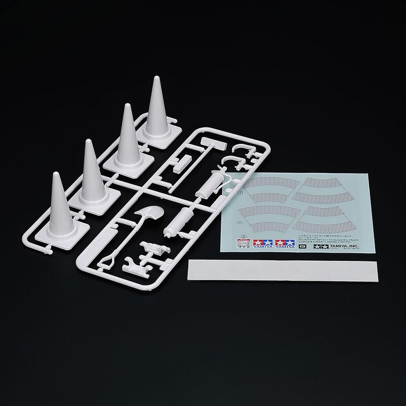 Accessory Set 1/14 Scale R/C Truck (Cones & Tools)