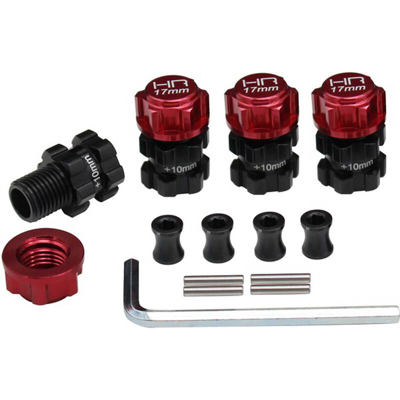 Heavy Duty 10mm Offset 17mm Hubs: ARRMA 1/10 4x4