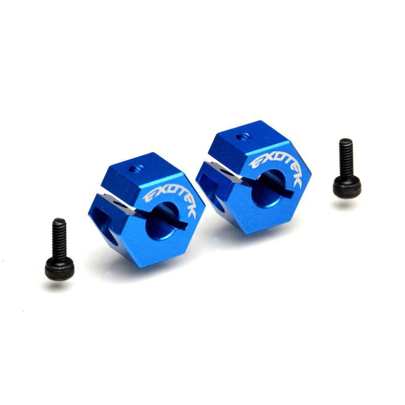 Rear Clamping Hex, 7075 1 Pair: Rb10, Pro2 Sc10
