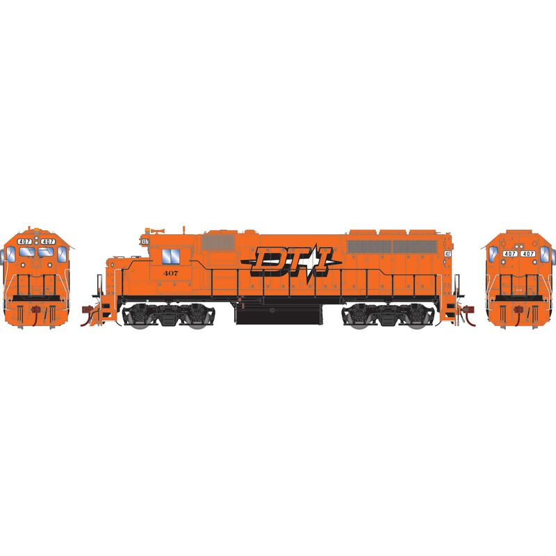 HO GP40-2 Locomotive, DT&I #407