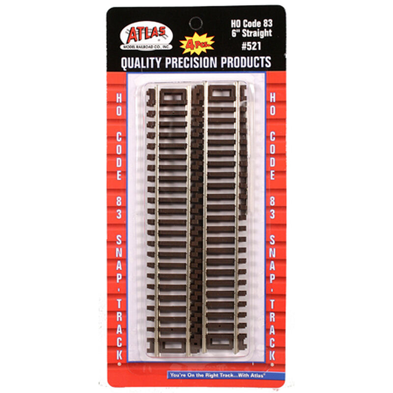 HO Code 83 6" Straight (4)