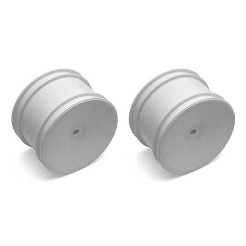 1/10 2.2" 2WD Rear Buggy Wheels, White (2)