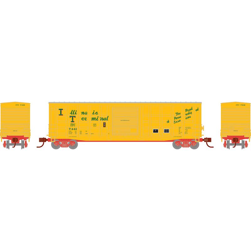 N 50' Waffle Box Car, ITC #7441