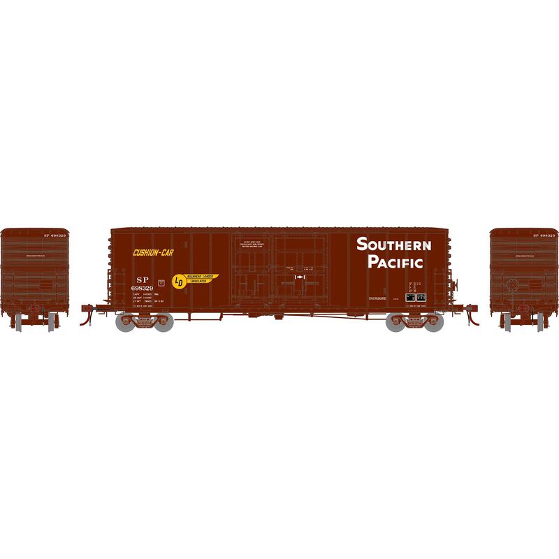 HO GEN 50' PC&F Box Car w/ 8'&6' Youngstown Plug Door, SP 'Cushion Car' #698329