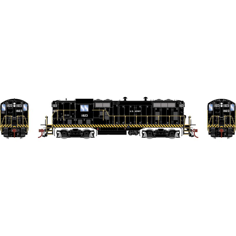HO GEN GP7L Locomotive, USAX #1823