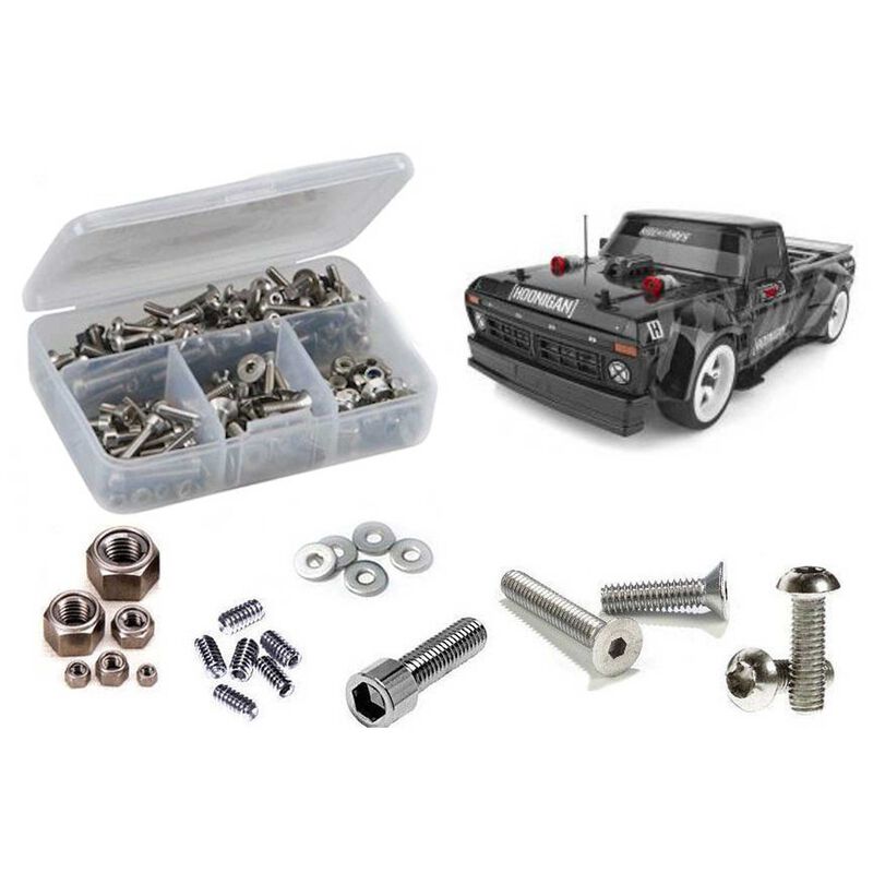 Stainless Steel Screw Kit, 1/10 Team Associated Apex2 Hoonitruck