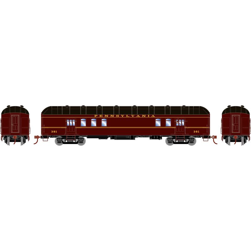 HO RTR Arch Roof Harriman RPO, PRR #391
