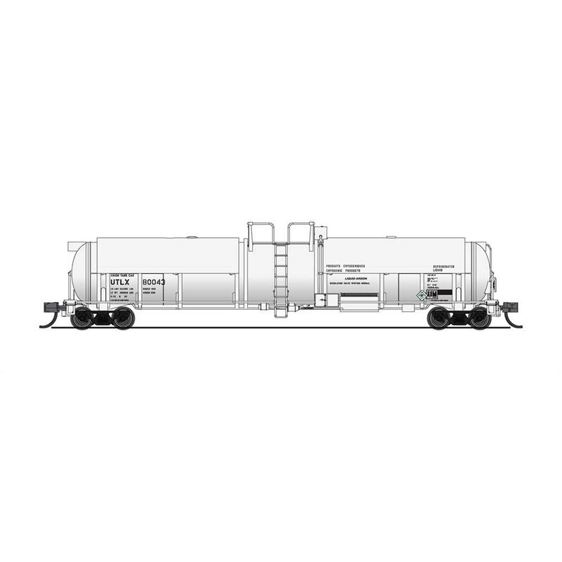 N Cryogenic Tank Car, UTLX White