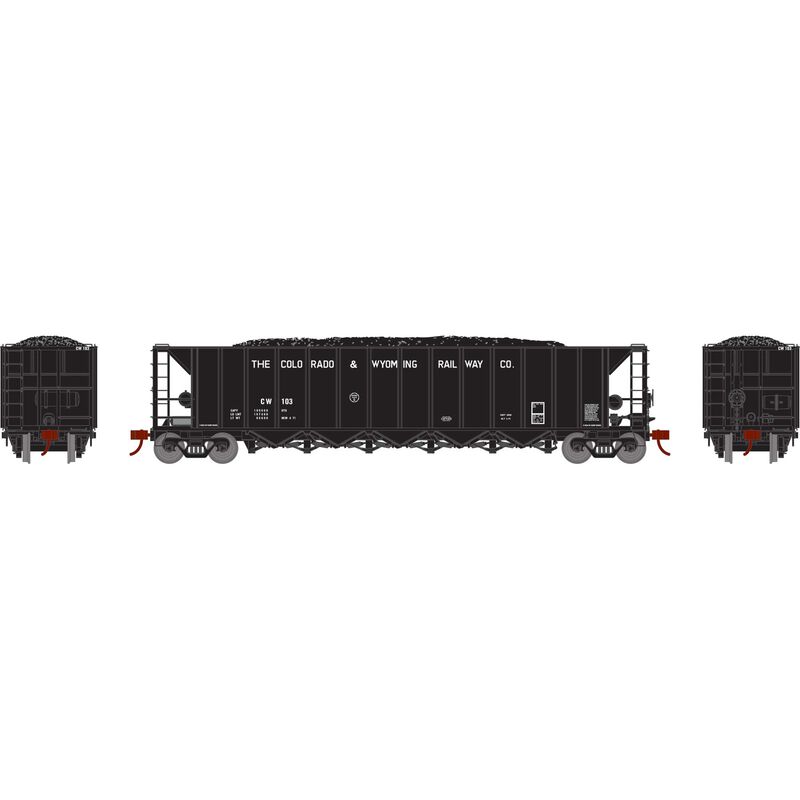 HO Ortner 5-Bay Rapid Discharge Hopper, CW #171 / 175 / 178 / 180 / 184 (5)