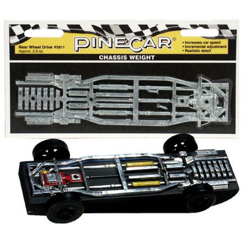 Chassis Weight, Rear Wheel Drive 2 oz