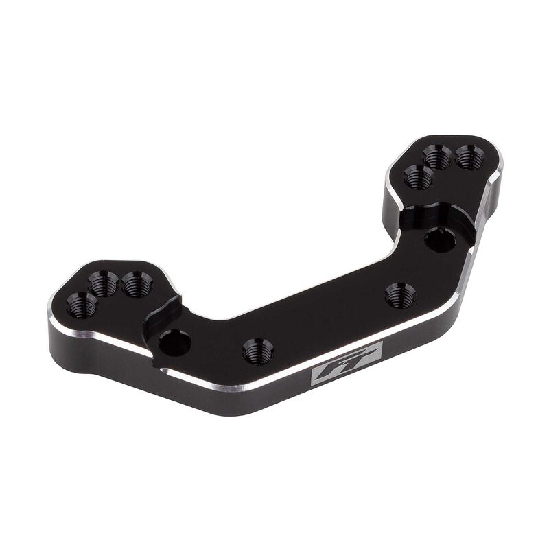 RC10B7 FT Ballstud Mount, +2mm, black aluminum
