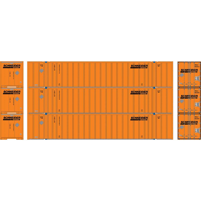 HO ATH 53' Stoughton Container, SNLU #983487/983812/983659 (3)