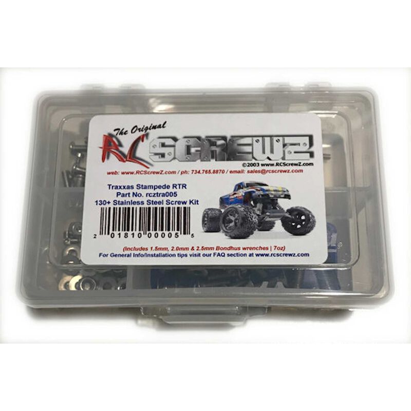 Stainless Steel Screw Set: Traxxas Stampede