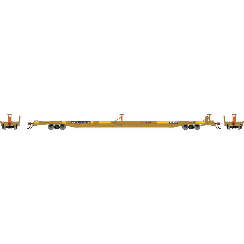 HO GEN F89-F Flat Car, WTTX 'Twin 45' #912414
