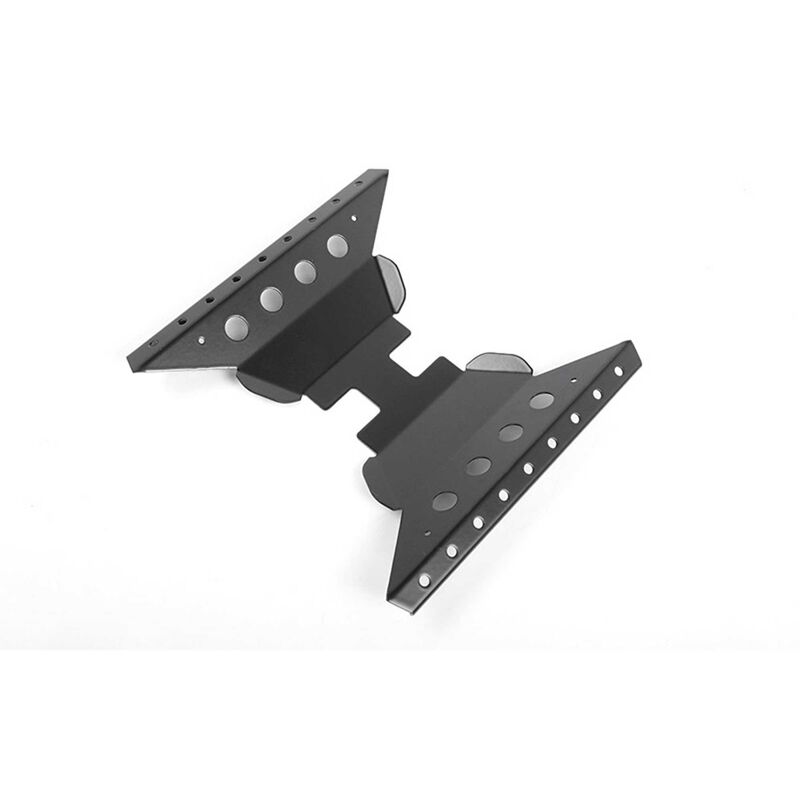 Oxer Transfer Case Guard-Axial Capra 1.9 Black