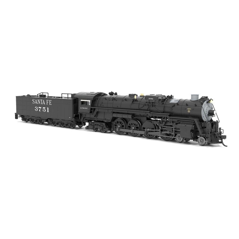 ATSF 4-8-4, #3759, In Service, No-Sound / DCC-Ready, N