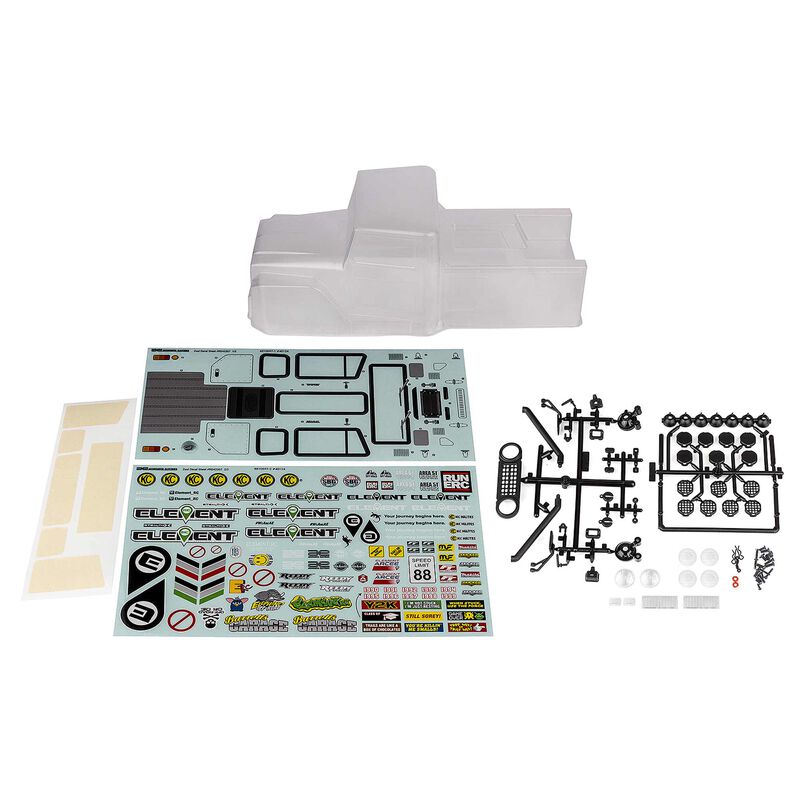 Enduro Zuul Body Set, Clear