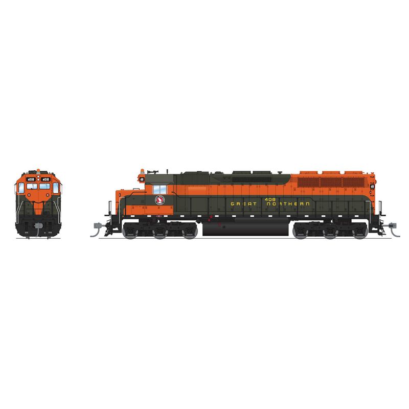 HO EMD SD45 Locomotive, GN 408, Simplified Empire