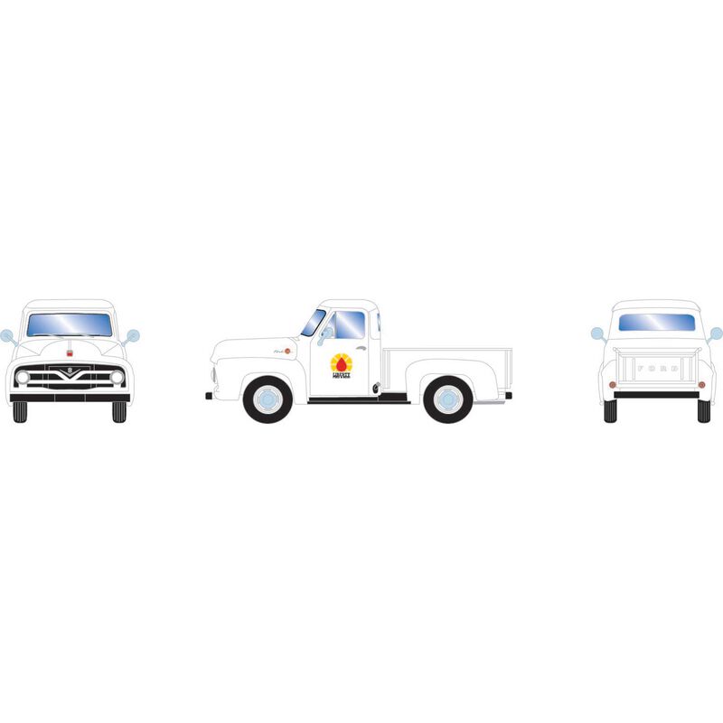 HO 1955 Ford F-100 Pickup Truck, Liberty Feed