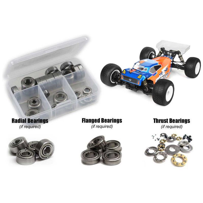 Metal Shielded Bearing Kit: 1/10 Tekno RC ET410.2