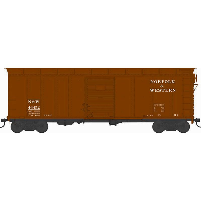 HO X31 B1 2-Door Round Flush Roof Box N&W #46469