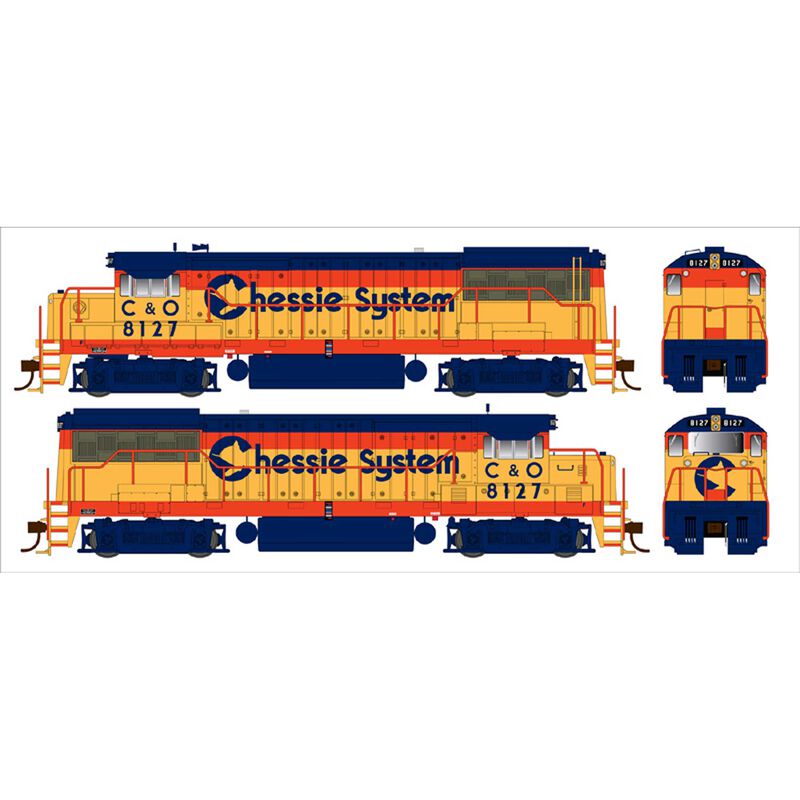 U25B Chessie, C&O PH IIa #8127