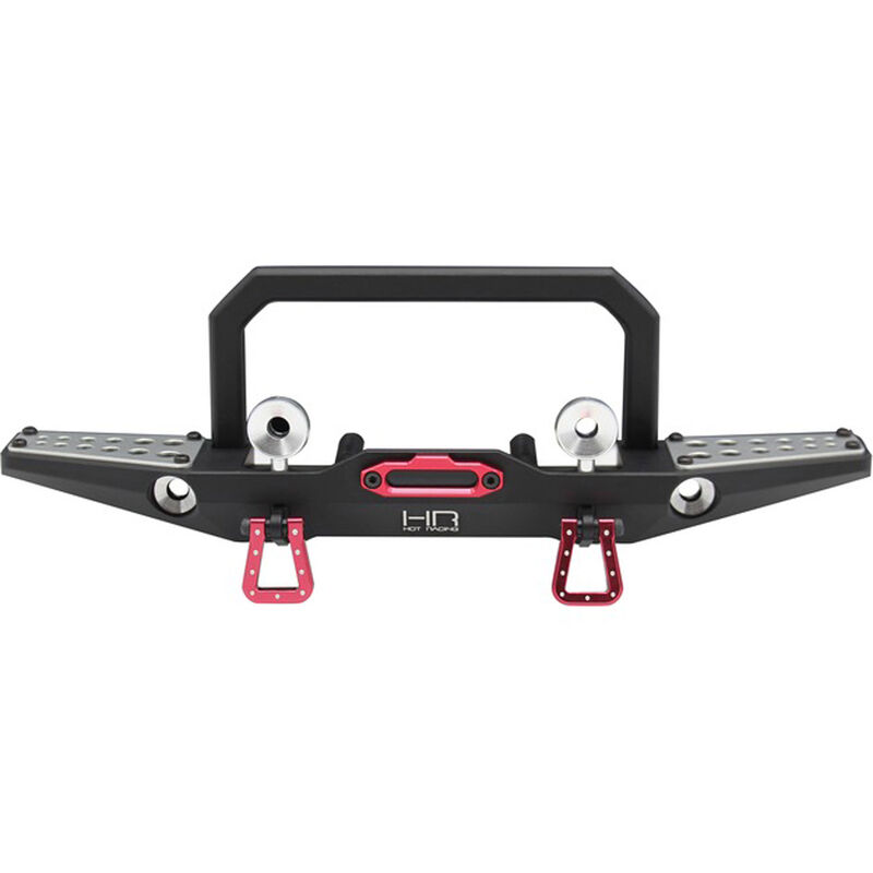 Aluminum Front Bumper, Winch Mount, Light Buckets: Traxxas TRX-4