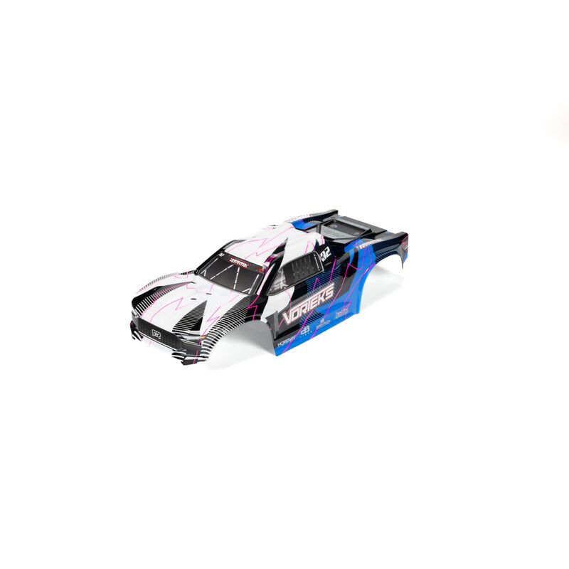 1/10 Clipless Painted Trimmed Body Set with Decals, Blue: VORTEKS 2WD