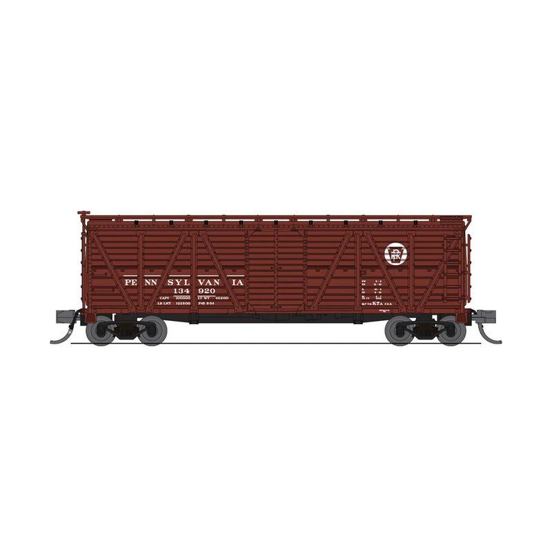 N K7 Wood Stock Car, PRR 135396, Cattle Sounds