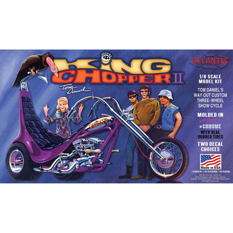 1/8 Tom Daniel King Chopper II Plastic Model Trike