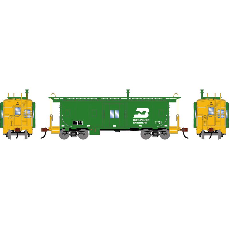 HO ATH Bay Window Caboose, BN #11708