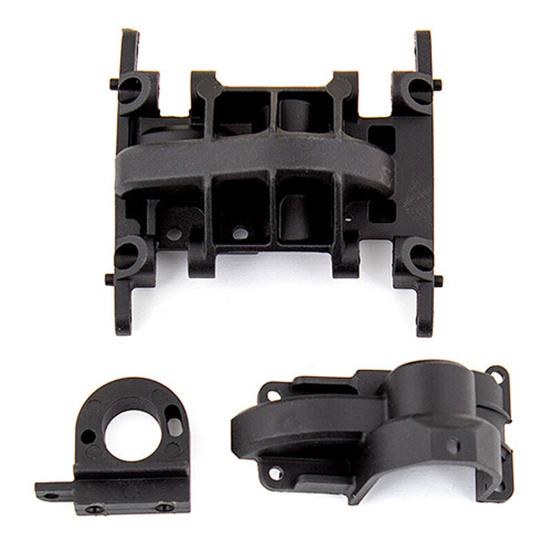 Gearbox and Motor Mount, 1/12 Team Associated CR12