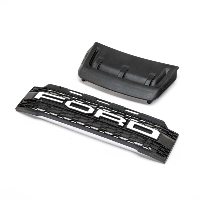 F150 Raptor Grille & Hood Vent: 1/10 Baja Rey 2.0