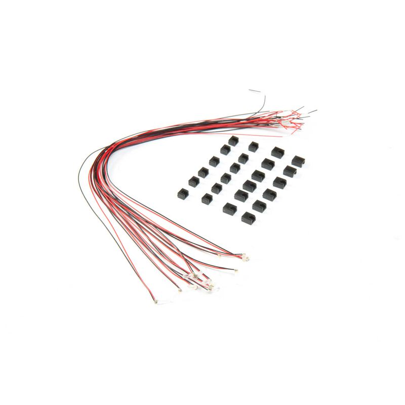 LED Bulb-Med Length beacon and strobe 4.75mm (12)