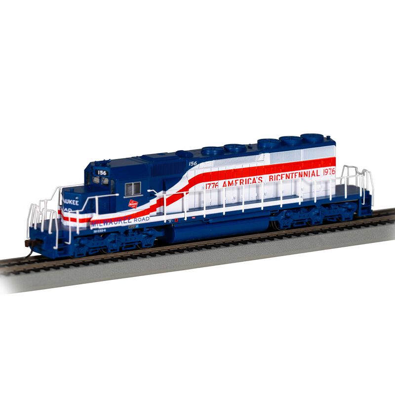 HO SD40-2 Diesel Locomotive w/ DCC - Milwaukee Road #156
