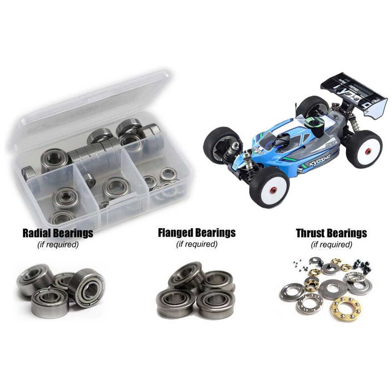 Metal Shielded Bearing Kit, 1/8 Kyosho Inferno MP10 TKI2 Nitro