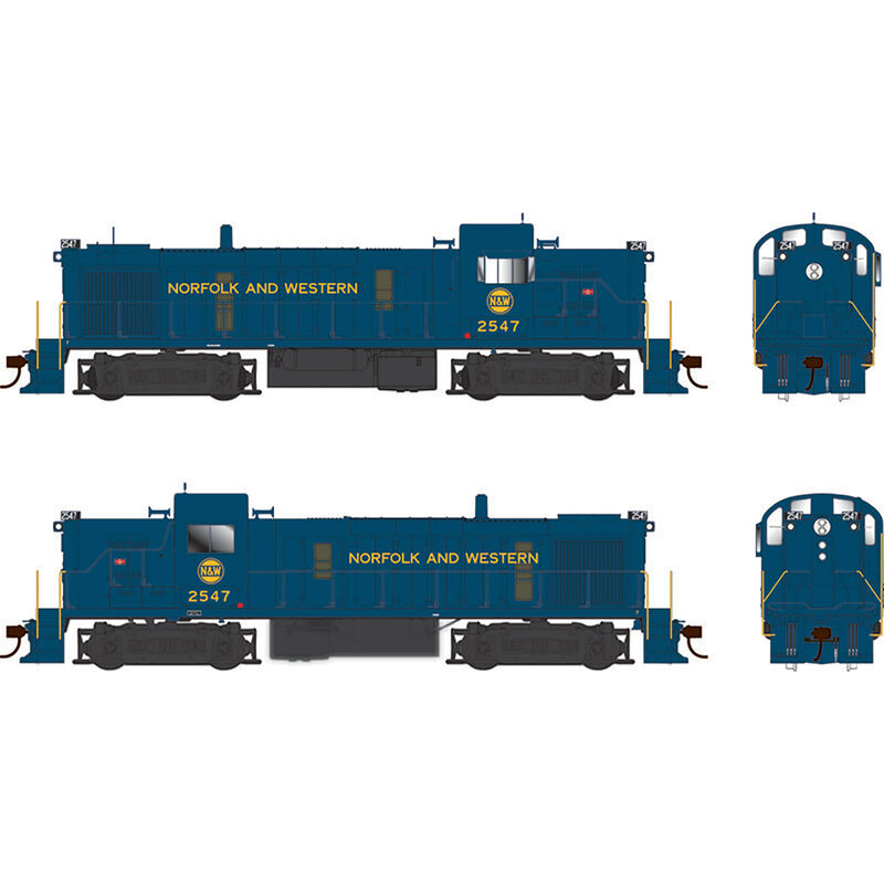 HO ALCo RS-3 N&W #2547