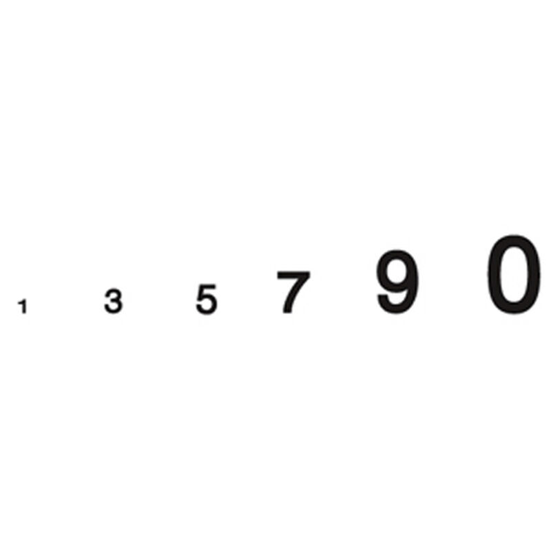 Gothic Numbers, Black