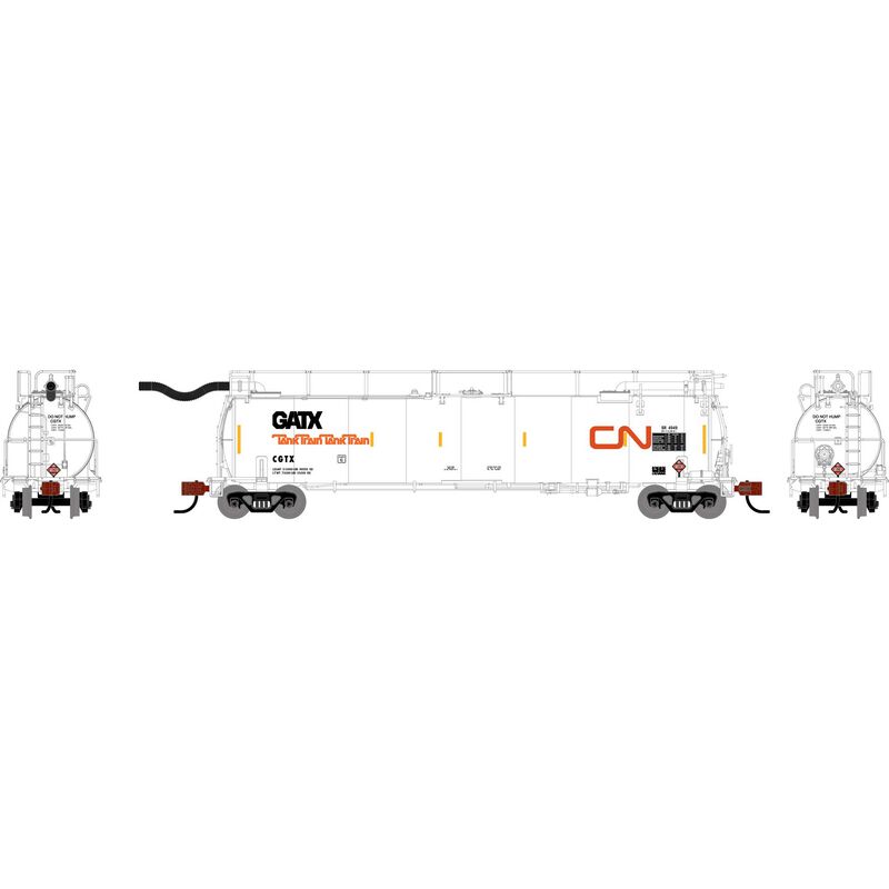 N TankTrain Intermediate, CGTX Unnumbered